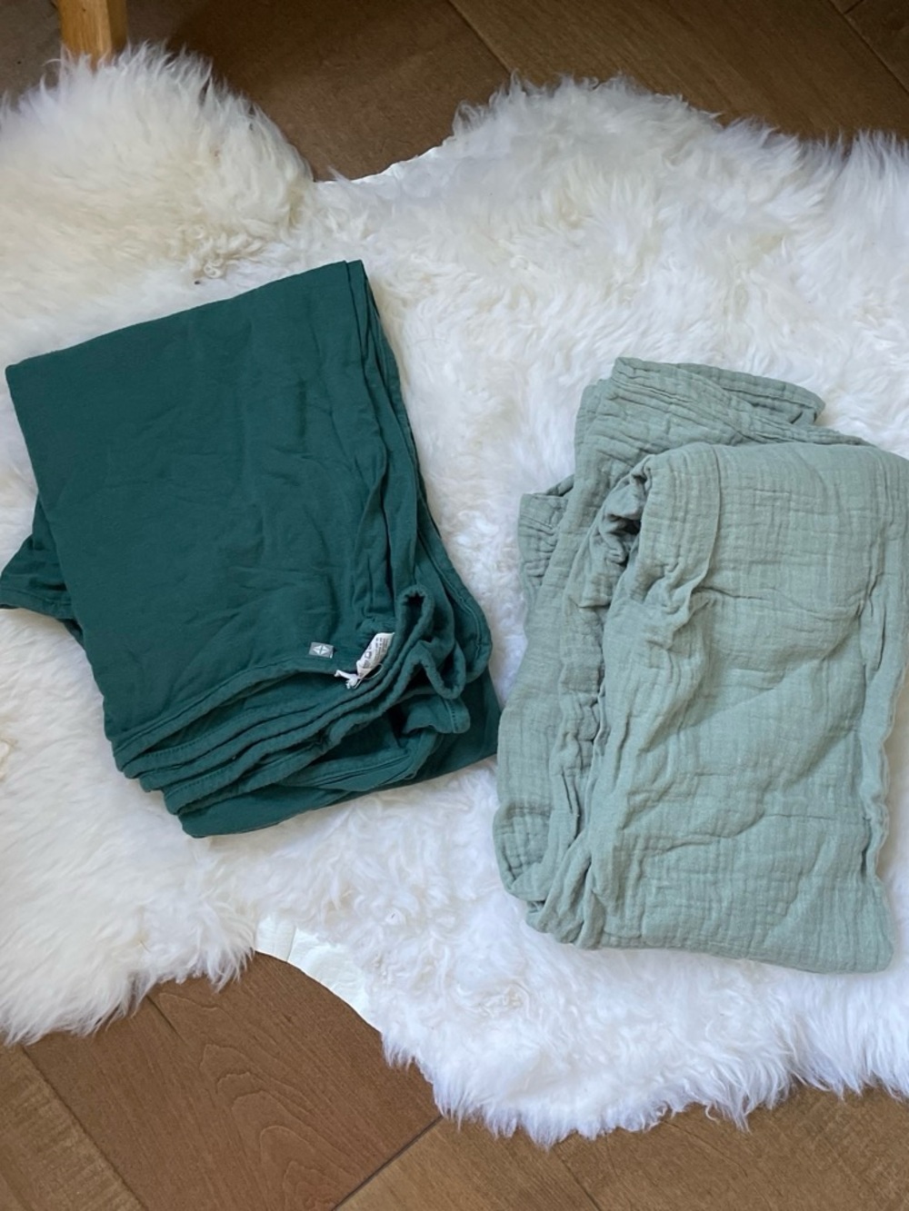 Kyte and Rylee and cru swaddle blankets